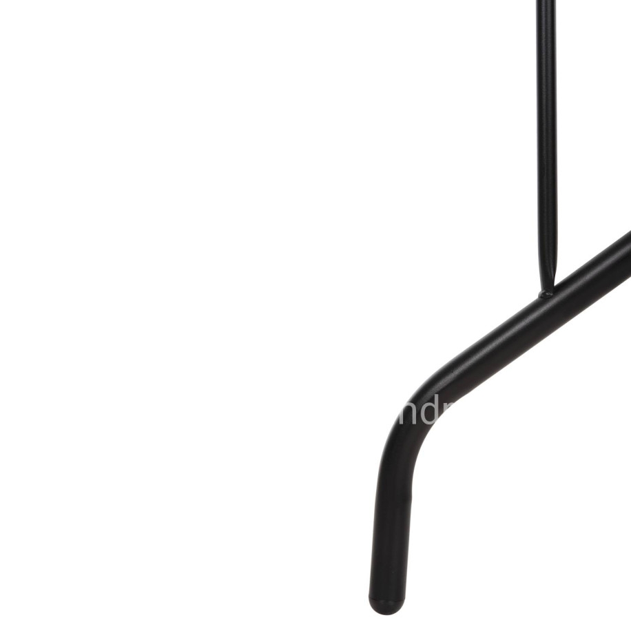 OUTDOOR METALLIC TABLE ADAM HM5679.03 BLACK WITH REINFORCED GLASS TOP 120Χ70Χ70Hcm.