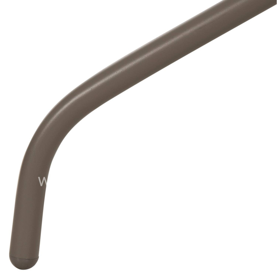 OUTDOOR TABLE SQUARE FIGO HM5036.04 CHAMPAGNE METAL-GLASS TABLETOP 70Χ70Χ72.5Hcm