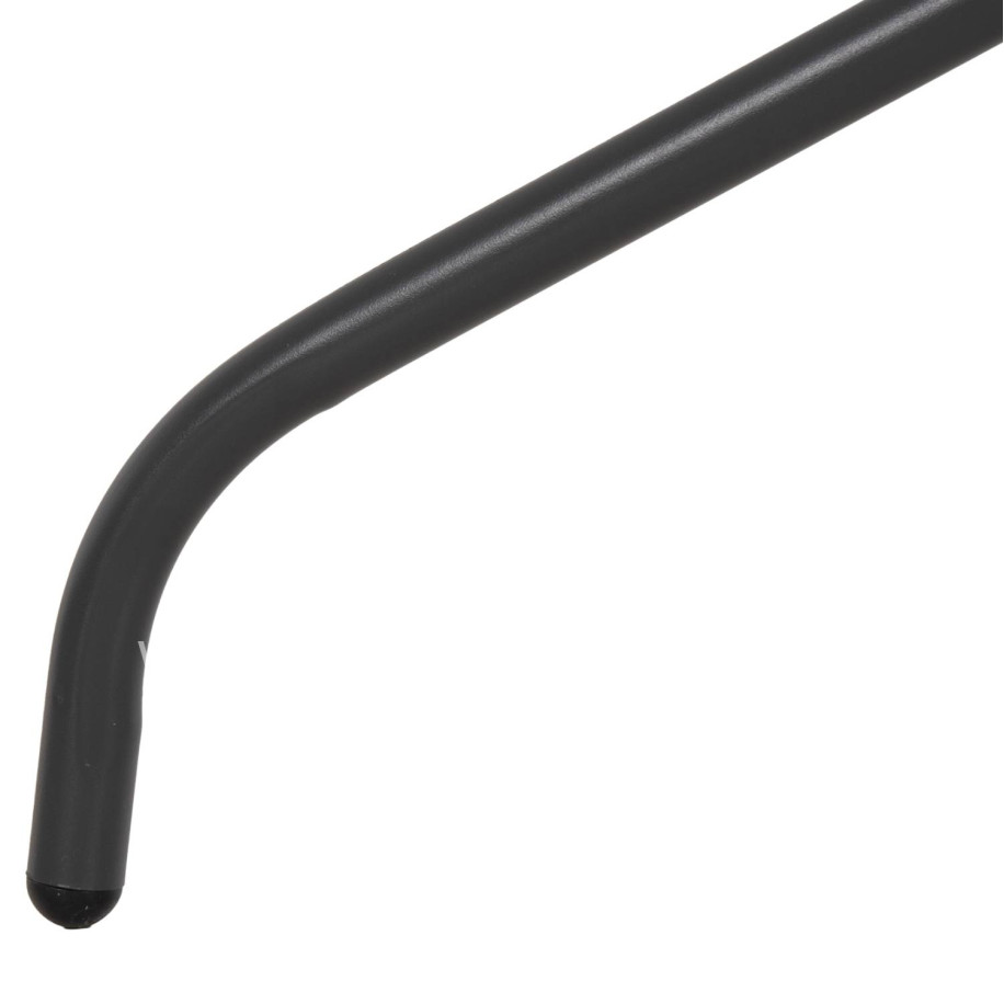 OUTDOOR TABLE SQUARE FIGO HM5972.01 GREY METAL-GLASS TABLETOP 80Χ80Χ71Hcm