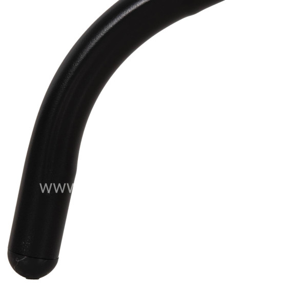 OUTDOOR TABLE SQUARE FIGO HM5972.03 BLACK METAL-GLASS TABLETOP 80Χ80Χ71Hcm