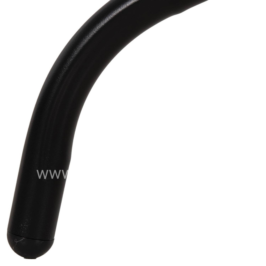 OUTDOOR TABLE SQUARE FIGO HM5972.03 BLACK METAL-GLASS TABLETOP 80Χ80Χ71Hcm