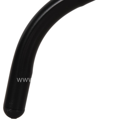 OUTDOOR TABLE SQUARE FIGO HM5972.03 BLACK METAL-GLASS TABLETOP 80Χ80Χ71Hcm