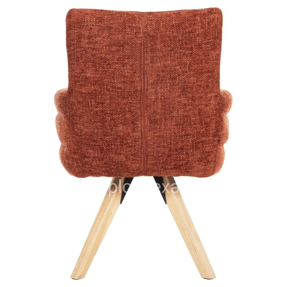 ΠΟΛΥΘΡΟΝΑΚΙ ΤΡΑΠΕΖΑΡΙΑΣ GAZER HM9845.06 ΚΕΡΑΜΙΔΙ YΦΑΣΜΑ-ΠΟΔΙΑ RUBBERWOOD 66x63x91Υεκ