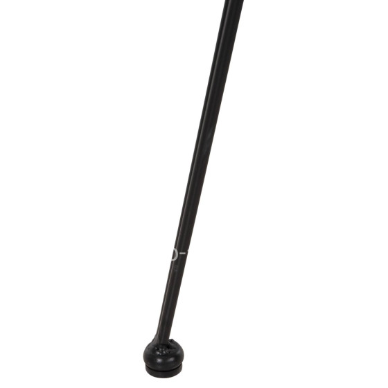 ΤΡΑΠΕΖΙ ΟΒΑΛ ΧΑΜΗΛΟ ALLEGRA HM5695.11 ΜΠΕΖ WICKER-ΜΑΥΡΟ ΜΕΤΑΛΛΟ 100x45x51,5Υεκ.