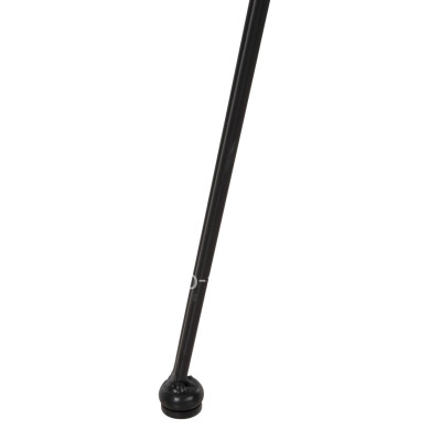 OUTDOOR OVAL COFFEE TABLE ALLEGRA HM5695.11 BEIGE WICKER-BLACK METAL 100x45x51,5Hcm.