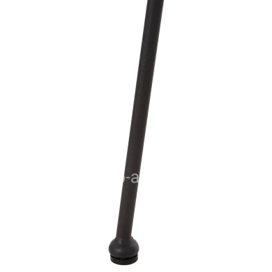 ΠΟΛΥΘΡΟΝΑ ΤΥΠΟΥ ΦΩΛΙΑ ΜΕΤΑΛΛΙΚΗ ALLEGRA HM5458.12 ΜΕ WICKER-ΜΑΥΡΟ 73x78x88Υεκ.