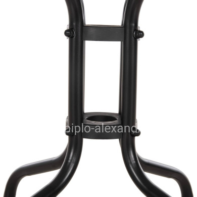 COFFEE TABLE FIGO HM6067.03 METAL IN BLACK-TEMPERED GLASS TOP 45x45x51Hcm.