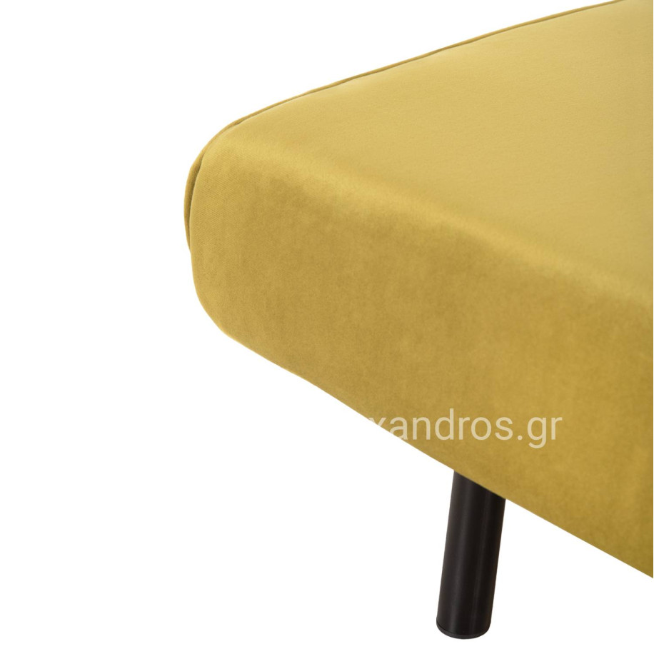 ΠΟΛΥΘΡΟΝΑ ΚΡΕΒΑΤΙ BRAXTON HM8425.23 ΒΕΛΟΥΔΟ ΛΑΔΙ 78x88x78Υεκ.