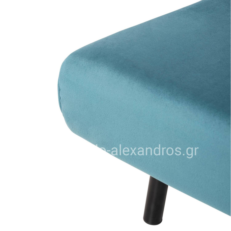 ΠΟΛΥΘΡΟΝΑ ΚΡΕΒΑΤΙ BRAXTON HM8425.25 ΒΕΛΟΥΔΟ ΣΕ ΧΡΩΜΑ ΜΕΝΤΑ 78x88x78Υεκ.