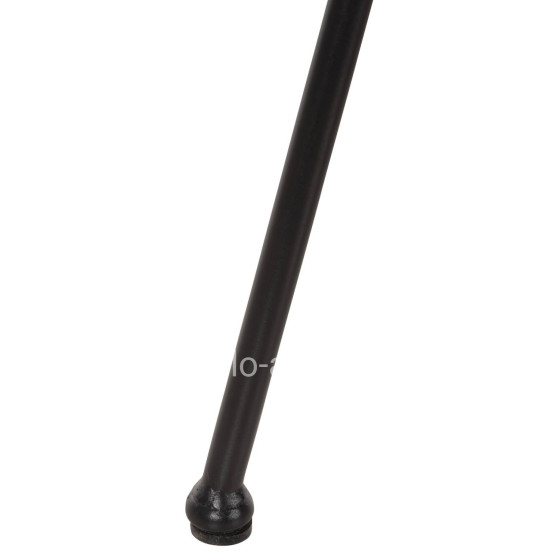 ΠΑΓΚΑΚΙ ΜΕ ΜΠΡΑΤΣΑ ALLEGRA HM6077 ΜΑΥΡΟ ΜΕΤΑΛΛΟ-ΜΠΕΖ ΣΥΝΘ.RATTAN 120x62x80Υεκ.