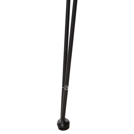 ΠΟΛΥΘΡΟΝΑ ALLEGRA HM5663.11 ΜΕΤΑΛ.ΣΚΕΛΕΤΟΣ-P.E.RATTAN ΜΠΕΖ-ΜΑΥΡΟ 58x59x81Υεκ