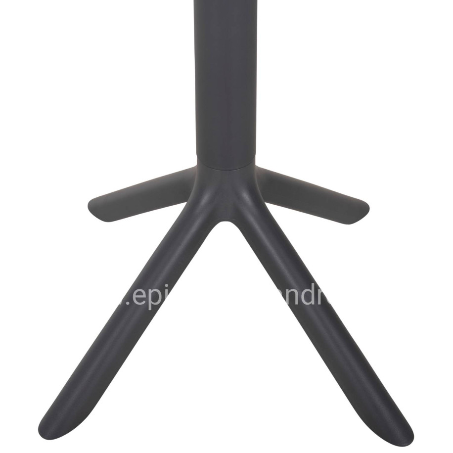 BAR TABLE ROUND TERRIN HM6126.20 POLYPROPYLENE GREY Φ60x106Hcm.