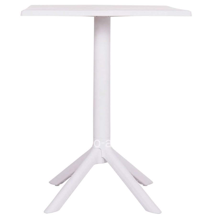 SQUARE POLYPROPYLENE TABLE TERRIN HM6125.11 WHITE 60x60x75Hcm.