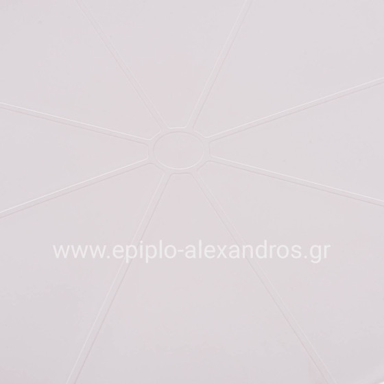 SQUARE POLYPROPYLENE TABLE TERRIN HM6125.11 WHITE 60x60x75Hcm.