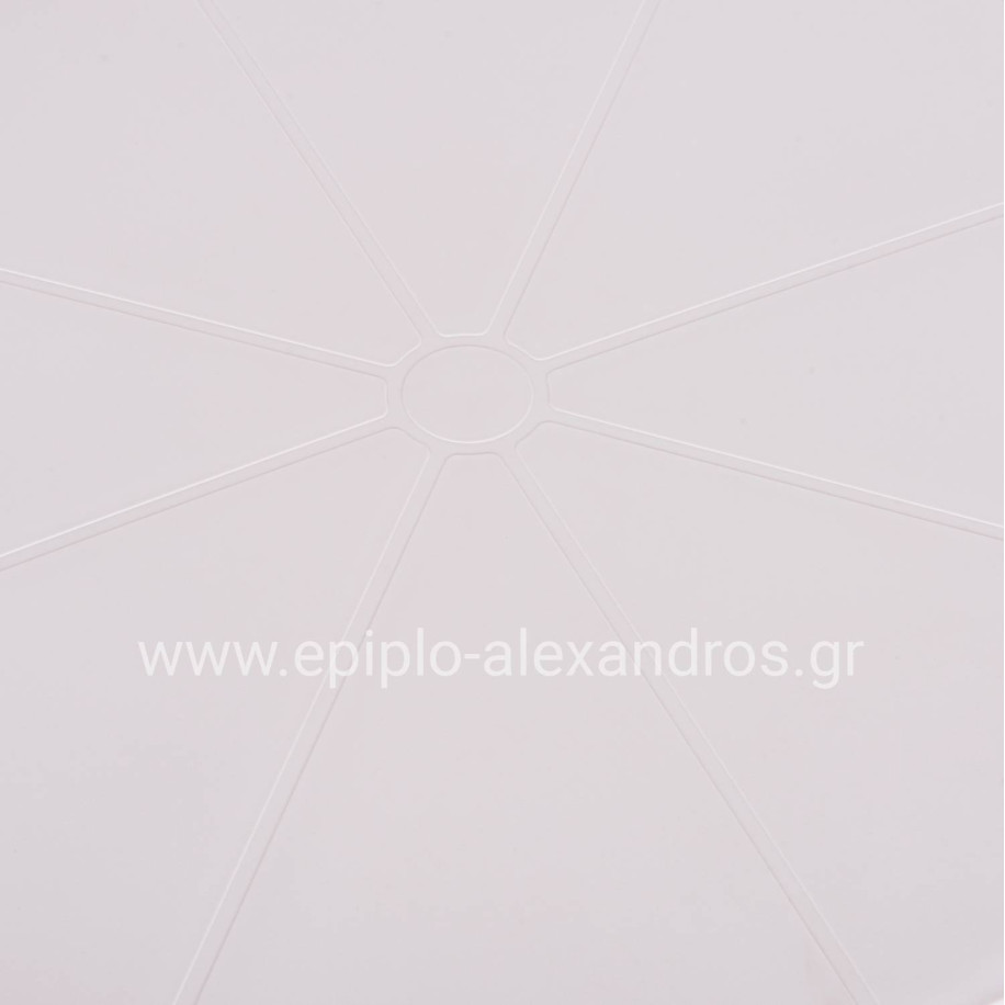 SQUARE POLYPROPYLENE TABLE TERRIN HM6125.11 WHITE 60x60x75Hcm.