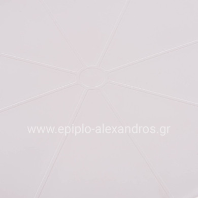 SQUARE POLYPROPYLENE TABLE TERRIN HM6125.11 WHITE 60x60x75Hcm.