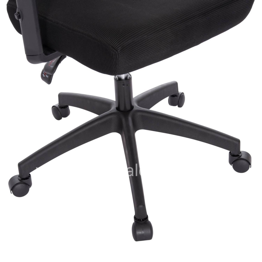 OFFICE CHAIR MEXER ΗΜ1195.01 BLACK MESH-BLACK METAL BASE 68x70x136Hcm.
