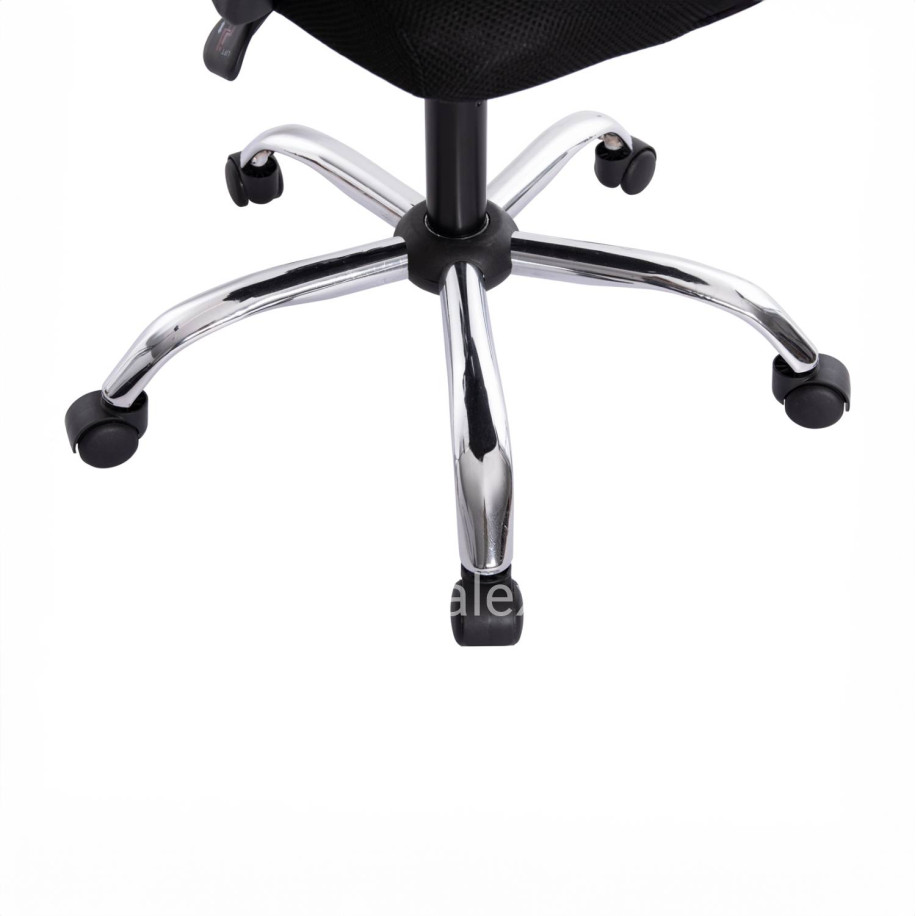 OFFICE CHAIR CRONER HM1196.01 BLACK MESH-BLACK METAL BASE 58x99x120Hcm.