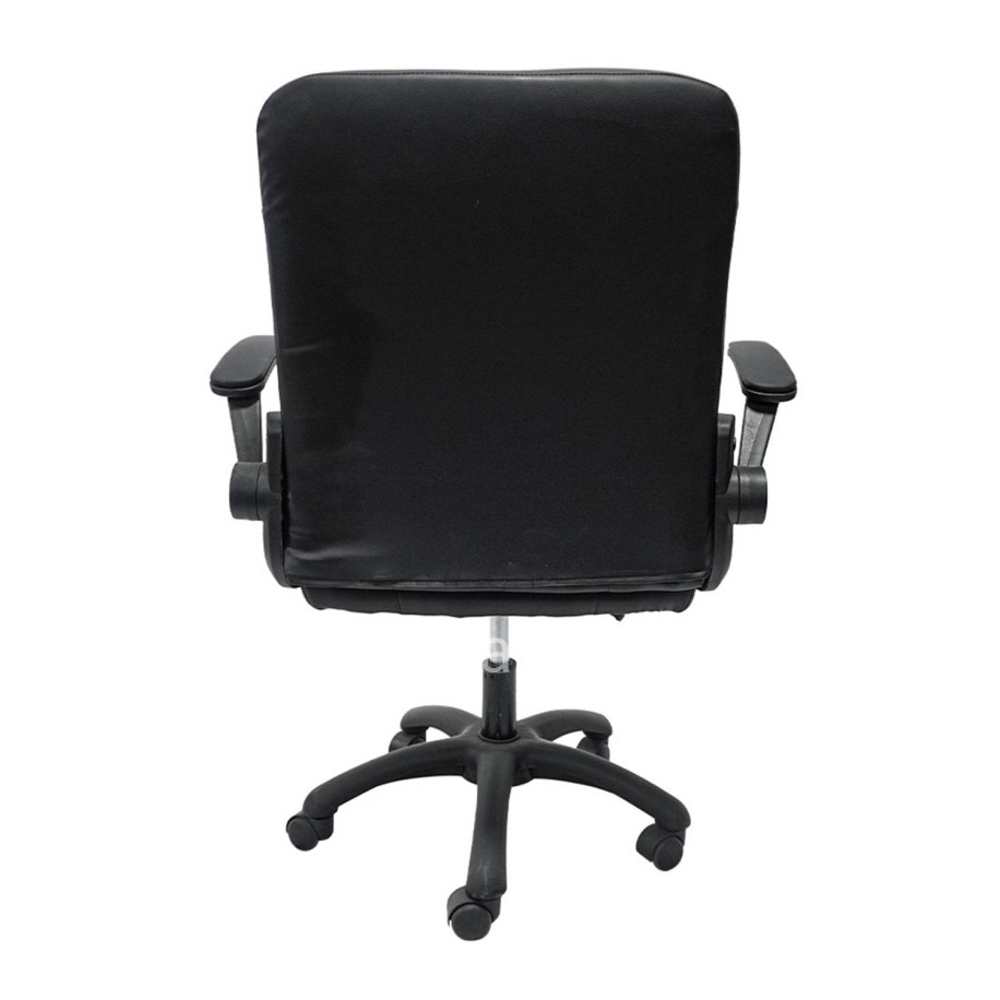OFFICE CHAIR PORTIMA HM1197.01 BLACK PVC-FRAME & BASE 69x57x97Hcm.