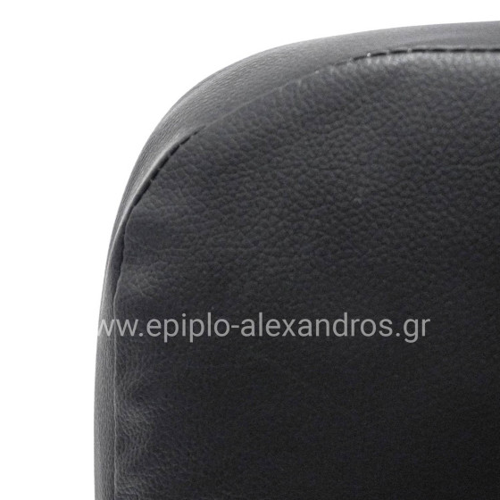 ΚΑΡΕΚΛΑ ΓΡΑΦΕΙΟΥ PORTIMA HM1197.01 ΜΑΥΡΟ PVC-ΣΚΕΛΕΤΟΣ & ΒΑΣΗ 69x57x97Υεκ.