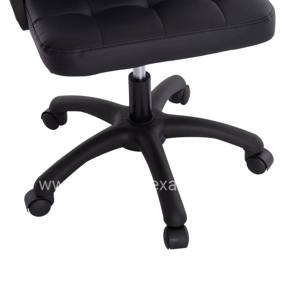OFFICE CHAIR PORTIMA HM1197.01 BLACK PVC-FRAME & BASE 69x57x97Hcm.
