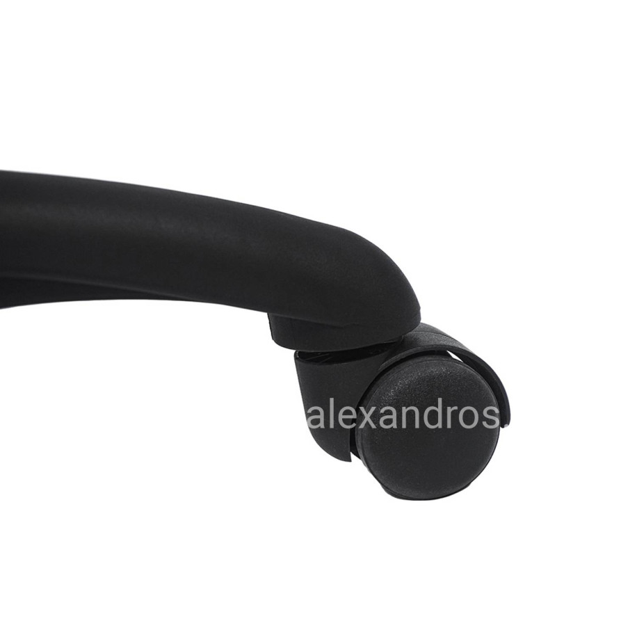 OFFICE CHAIR PORTIMA HM1197.03 GREY PVC-BLACK FRAME & BASE 66.5x60x97Hcm.