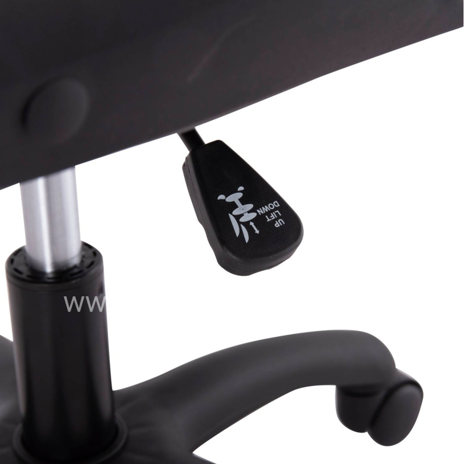 OFFICE CHAIR PORTIMA HM1197.03 GREY PVC-BLACK FRAME & BASE 66.5x60x97Hcm.