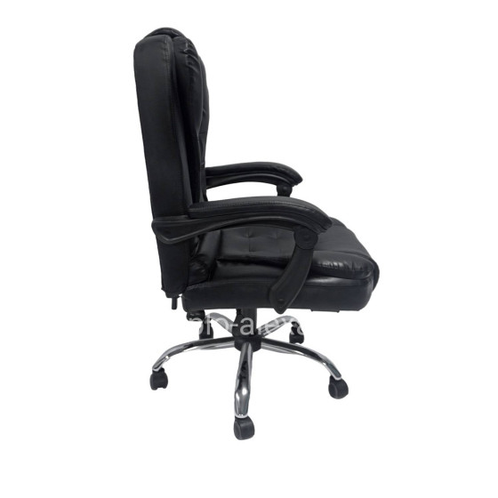 ΚΑΡΕΚΛΑ ΓΡΑΦΕΙΟΥ LAGOM HM1198 ΜΑΥΡO PVC-ΜΕΤΑΛ.ΒΑΣΗ-ΜΑΥΡΟΣ ΣΚΕΛΕΤΟΣ 60x70x104Υεκ