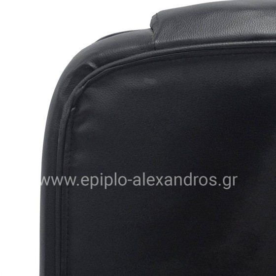 ΚΑΡΕΚΛΑ ΓΡΑΦΕΙΟΥ LAGOM HM1198 ΜΑΥΡO PVC-ΜΕΤΑΛ.ΒΑΣΗ-ΜΑΥΡΟΣ ΣΚΕΛΕΤΟΣ 60x70x104Υεκ