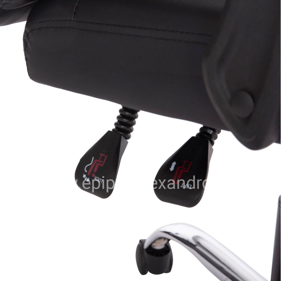 ΚΑΡΕΚΛΑ ΓΡΑΦΕΙΟΥ LAGOM HM1198 ΜΑΥΡO PVC-ΜΕΤΑΛ.ΒΑΣΗ-ΜΑΥΡΟΣ ΣΚΕΛΕΤΟΣ 60x70x104Υεκ