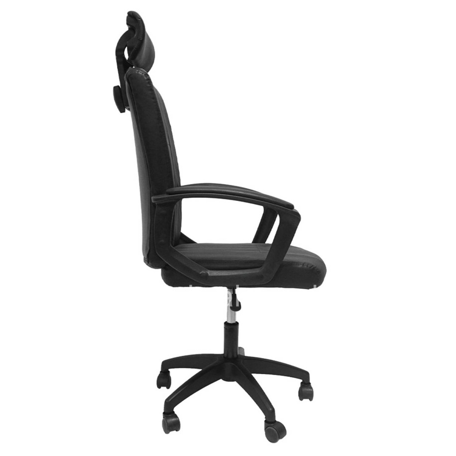 OFFICE CHAIR NIMBLE HM1199.01 BLACK PVC-BLACK FRAME AND BASE 59x64x122Hcm.