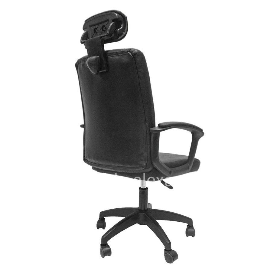 OFFICE CHAIR NIMBLE HM1199.01 BLACK PVC-BLACK FRAME AND BASE 59x64x122Hcm.