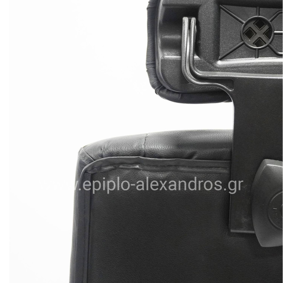 OFFICE CHAIR NIMBLE HM1199.01 BLACK PVC-BLACK FRAME AND BASE 59x64x122Hcm.