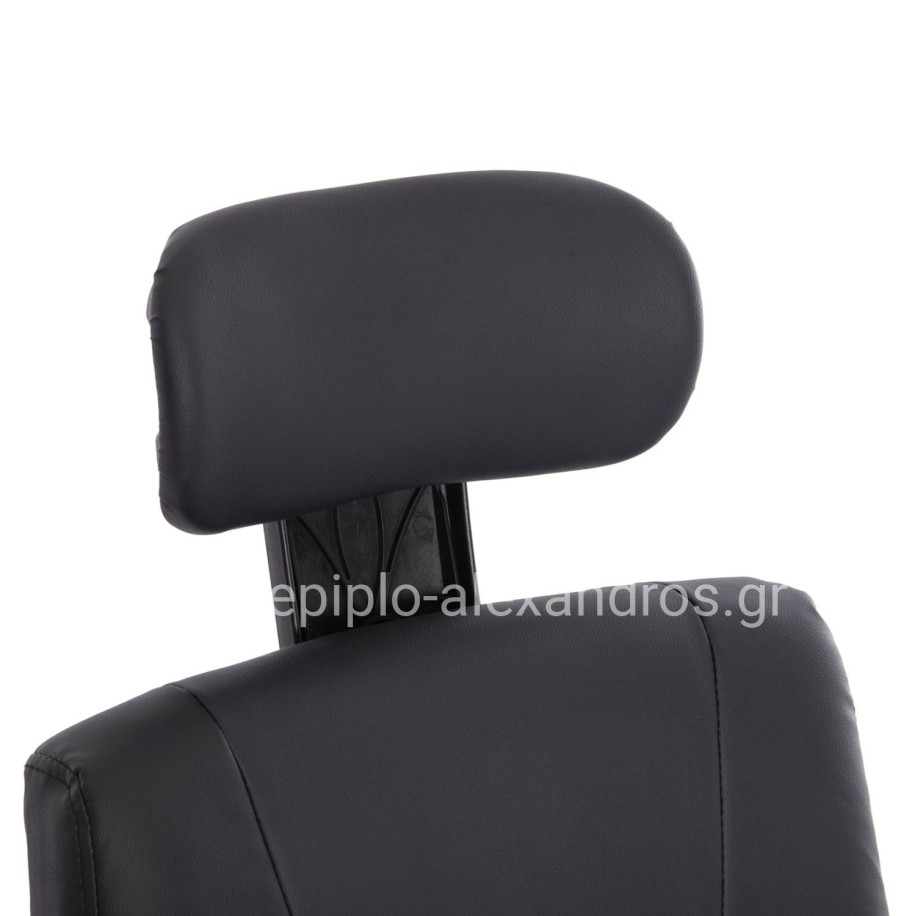 OFFICE CHAIR NIMBLE HM1199.01 BLACK PVC-BLACK FRAME AND BASE 59x64x122Hcm.