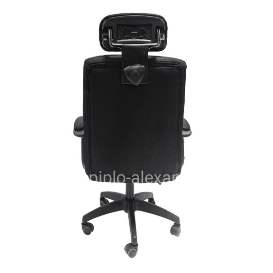 ΚΑΡΕΚΛΑ ΓΡΑΦΕΙΟΥ NIMBLE HM1199.11 ΜΑΥΡΟ ΥΦΑΣΜΑ-ΜΑΥΡΟΣ ΣΚΕΛΕΤΟΣ & ΒΑΣΗ 59x64x122Υεκ