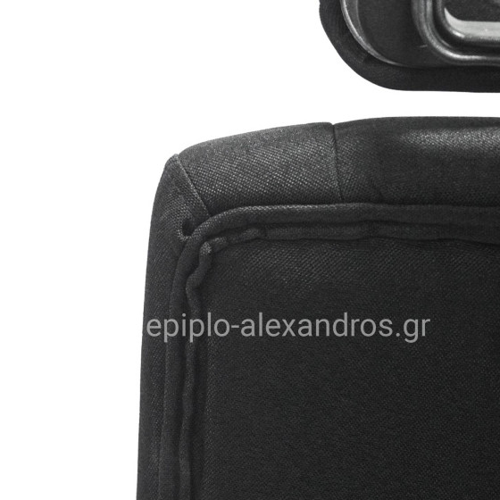 ΚΑΡΕΚΛΑ ΓΡΑΦΕΙΟΥ NIMBLE HM1199.11 ΜΑΥΡΟ ΥΦΑΣΜΑ-ΜΑΥΡΟΣ ΣΚΕΛΕΤΟΣ & ΒΑΣΗ 59x64x122Υεκ