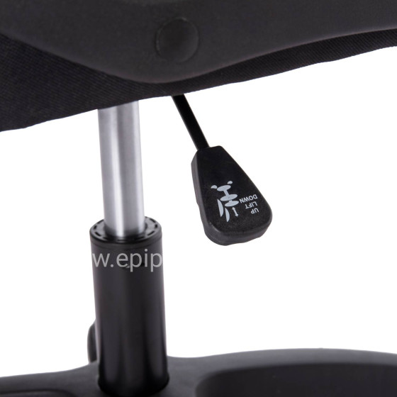 ΚΑΡΕΚΛΑ ΓΡΑΦΕΙΟΥ NIMBLE HM1199.11 ΜΑΥΡΟ ΥΦΑΣΜΑ-ΜΑΥΡΟΣ ΣΚΕΛΕΤΟΣ & ΒΑΣΗ 59x64x122Υεκ