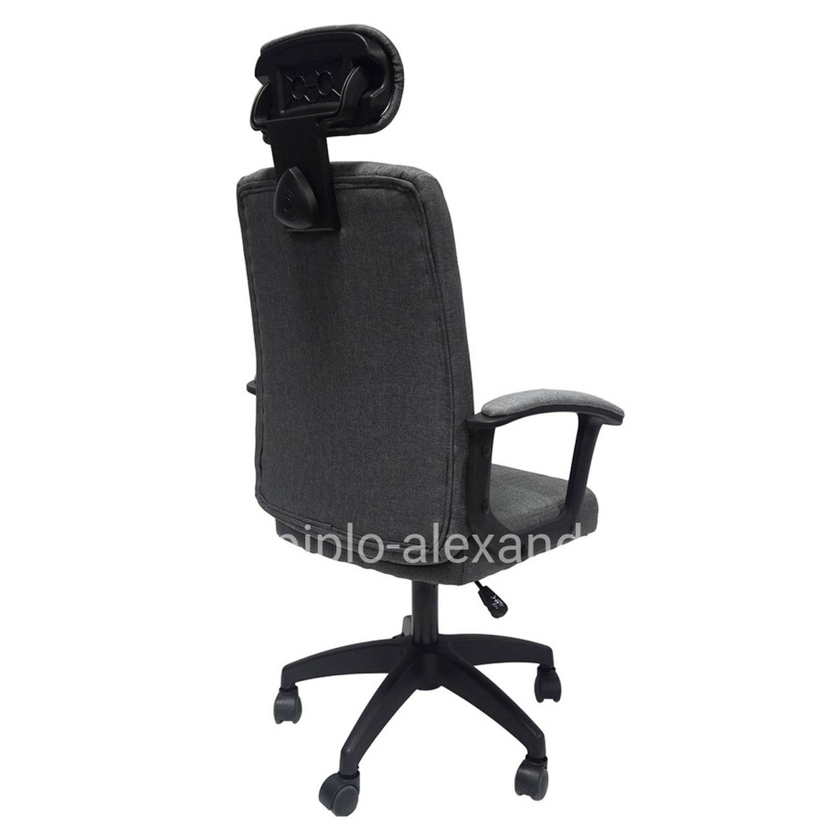 OFFICE CHAIR NIMBLE HM1199.12 GREY FABRIC-BLACK FRAME AND BASE 59x64x122Hcm.
