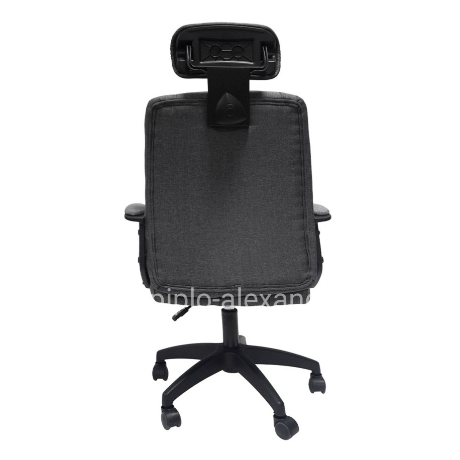 OFFICE CHAIR NIMBLE HM1199.12 GREY FABRIC-BLACK FRAME AND BASE 59x64x122Hcm.