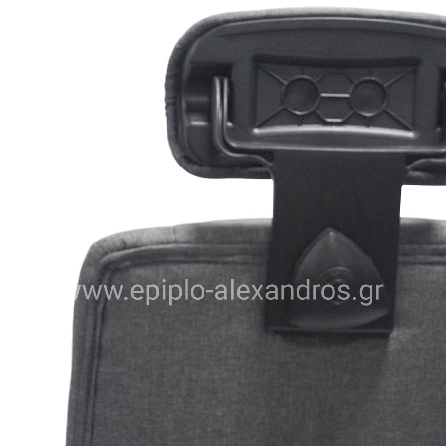 OFFICE CHAIR NIMBLE HM1199.12 GREY FABRIC-BLACK FRAME AND BASE 59x64x122Hcm.