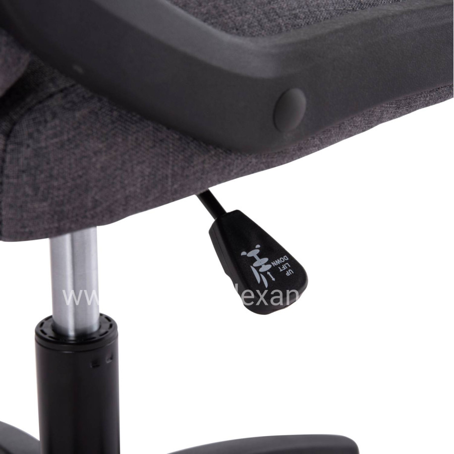OFFICE CHAIR NIMBLE HM1199.12 GREY FABRIC-BLACK FRAME AND BASE 59x64x122Hcm.