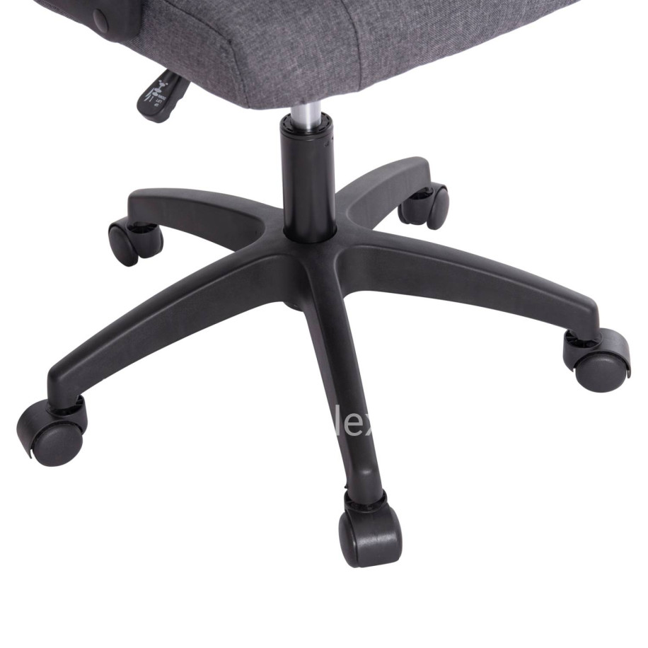 OFFICE CHAIR NIMBLE HM1199.12 GREY FABRIC-BLACK FRAME AND BASE 59x64x122Hcm.