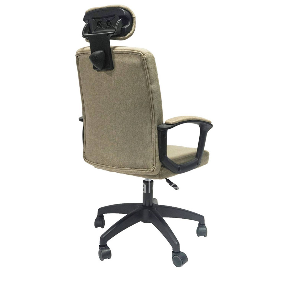 OFFICE CHAIR NIMBLE HM1199.13 KHAKI FABRIC-BLACK FRAME AND BASE 59x64x122Hcm.
