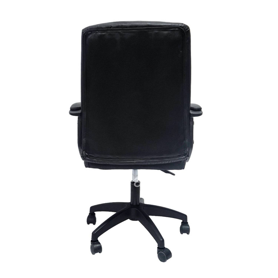 OFFICE CHAIR NIM HM1200.01 BLACK PVC-BLACK FRAME AND BASE 58x65x100Hcm.