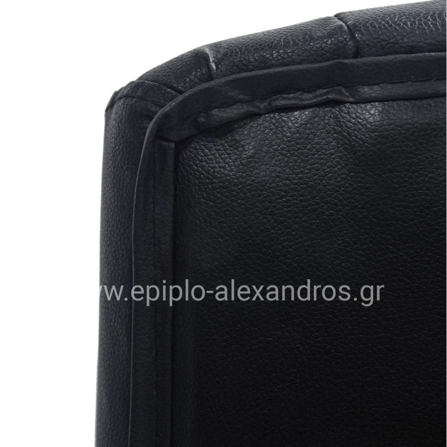 OFFICE CHAIR NIM HM1200.01 BLACK PVC-BLACK FRAME AND BASE 58x65x100Hcm.