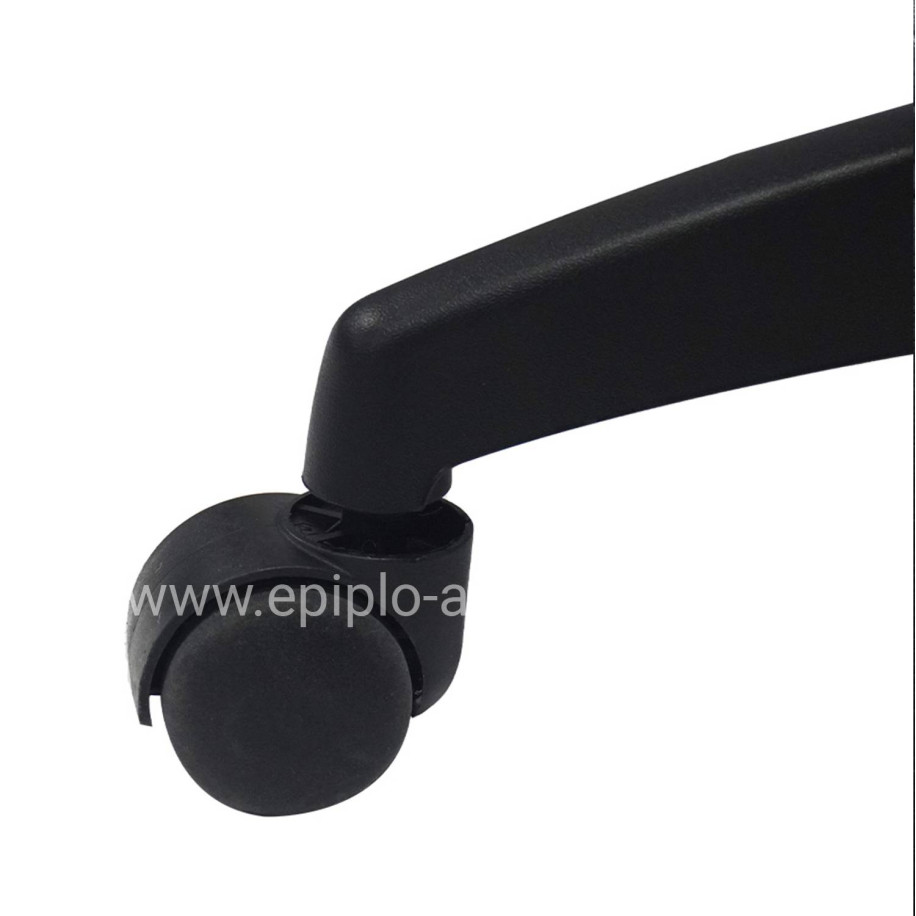 OFFICE CHAIR NIM HM1200.01 BLACK PVC-BLACK FRAME AND BASE 58x65x100Hcm.