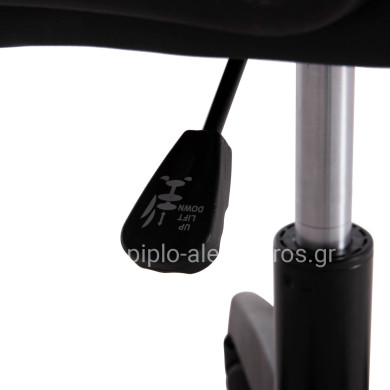 OFFICE CHAIR NIM HM1200.01 BLACK PVC-BLACK FRAME AND BASE 58x65x100Hcm.