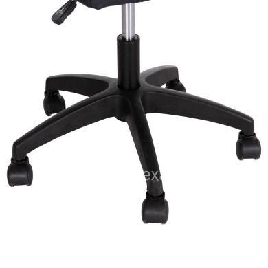 OFFICE CHAIR NIM HM1200.01 BLACK PVC-BLACK FRAME AND BASE 58x65x100Hcm.