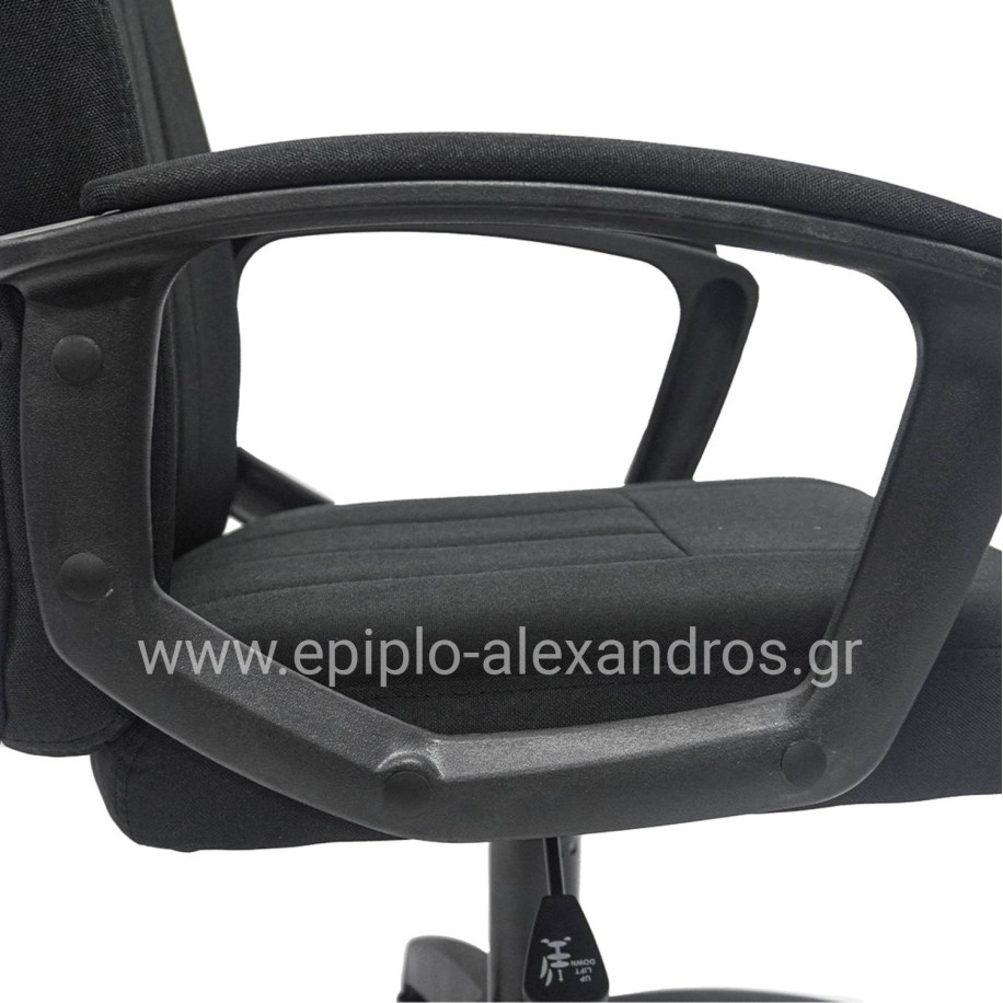 OFFICE CHAIR NIM HM1200.11 BLACK FABRIC-BLACK FRAME AND BASE 58x61x101.5Hcm.