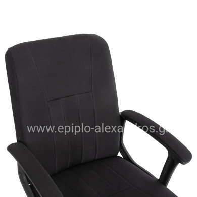 OFFICE CHAIR NIM HM1200.11 BLACK FABRIC-BLACK FRAME AND BASE 58x61x101.5Hcm.